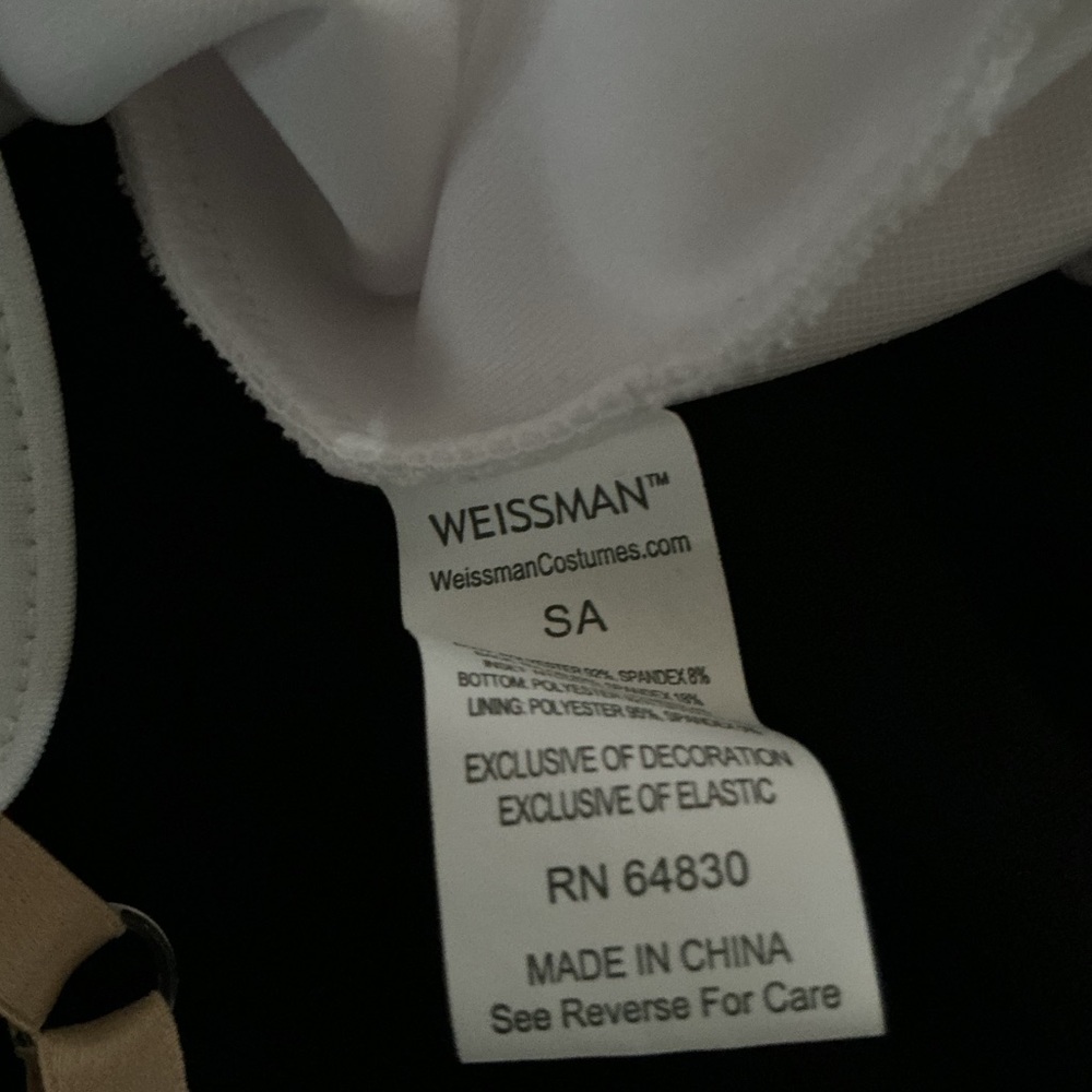 Top Hat & Tails Tuxedo Jacket Black and White Dance Costume Weissman Small Adult - Picture 5 of 6